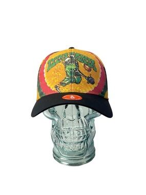 Liquid Blue Grateful Dead Lithuania Team Olympics NBA Basketball Hat Cap S/M